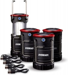 EVEREADY Collapsible 360 LED Rechargeable Camping Lanterns 
