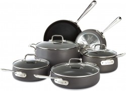 All-Clad Hard Anodized Nonstick 10-Piece Cookware Set 
