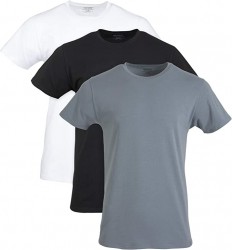 Gildan Men's Cotton Stretch T-Shirts 3-Pack 