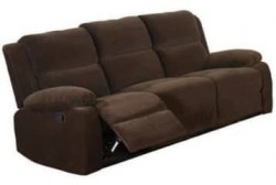 Furniture of America Haven 80" Reclining Sofa 