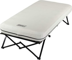 Coleman Twin Airbed Folding Cot with Side Table and Pump 