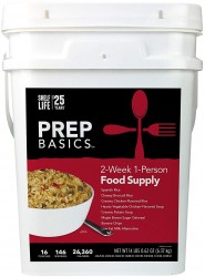 Prep Basics 2-Week 1-Person Emergency Food Supply (146 servings) 