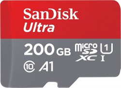 SanDisk Ultra 200GB UHS-I microSDXC Memory Card 