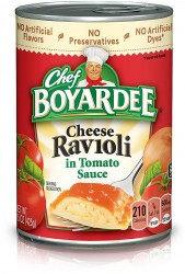 12-Pack 15oz Chef Boyardee Cheese Ravioli in Tomato Sauce 