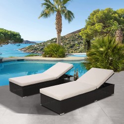 EMKK Sofa 3-Piece Outdoor Sectional Furniture Set 