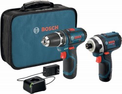 Bosch 12-Volt 2-Tool Combo Kit w/ 2 Batteries 