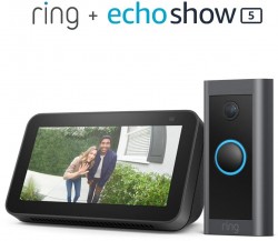 Ring Video Doorbell Wired + Echo Show 5 (2nd Gen) for 