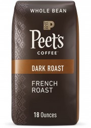 18oz Peet's Coffee Dark Roast Whole Bean Coffee 
