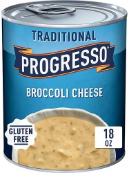 12-Pack 18oz Progresso Traditional Broccoli Cheese Soup 