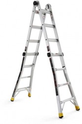  Gorilla 18-Foot Reach Aluminum Multi-Position Ladder 