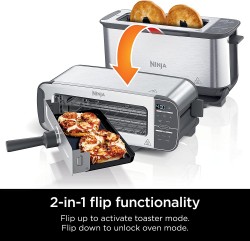  Ninja Foodi 2-in-1 Flip Toaster / Toaster Oven 