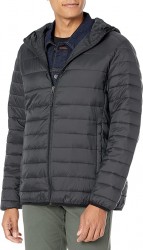  Amazon Essentials Men's Lightweight Hooded Puffer Jacket 