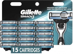 15-Count Gillette Mach3 Razor Blade Refills 