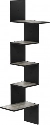 5-Tier Furinno Rossi Wall Mounted Shelves $15 at Amazon