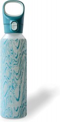  Pyrex 17.5-oz. Color Changing Glass Water Bottle with Silicone Coating 