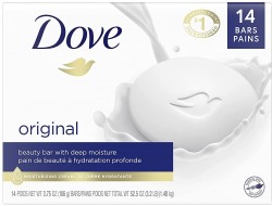 14-Count 3.75-oz Dove Beauty Moisturizing Soap Bars 