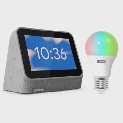 Lenovo Smart Clock 2 + Color Smart Bulb 
