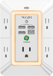 Nuozhi Outlet Extender Surge Protector 