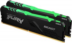 Kingston Fury Beast RGB 32GB DDR4 3200MHz Desktop Gaming Kit 