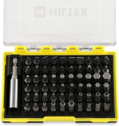 Hiltex 61-Piece Security Bit Set w/ Magnetic Extension Adapter 