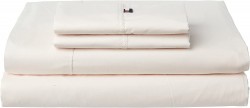 4-Piece Tommy Hilfiger Signature Solid Bed Sheet Set (Queen) 