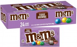 24-Count 1.41oz M&M'S Fudge Brownie Chocolate Candy 