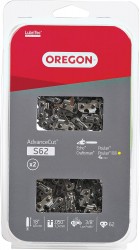 Oregon S62 AdvanceCut Chainsaw Chains 2-Pack 