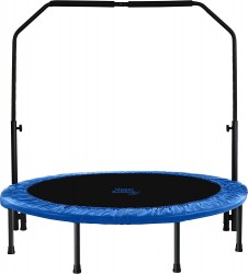 Upper Bounce 48" Mini Foldable Fitness Trampoline with Handrail 