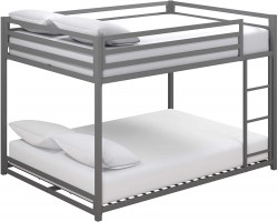 DHP Miles Metal Bunk Bed (Full over Full) 