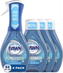 4-Count 16-Oz Dawn Platinum Powerwash Dish Spray Fresh Scent Bundle 