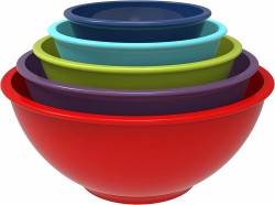 Zak Designs 5-Piece Mixing Bowl Set 
