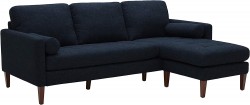 Rivet Aiden Mid-Century Modern Reversible Sectional Sofa 