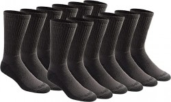 12-Pack Dickies Dri-Tech Comfort Men's Crew Socks 