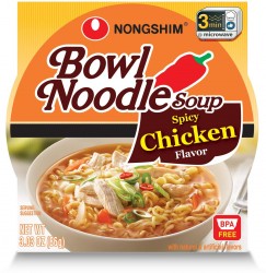 12-Pack Nongshim Shin Noodle Bowl 