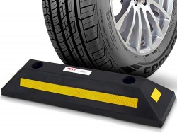  Pyle Curb Garage Vehicle Floor Stopper $20 at Amazon