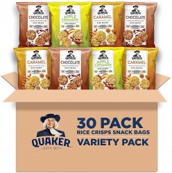 30-Count Quaker Rice Crisps (0.67oz Bags) 