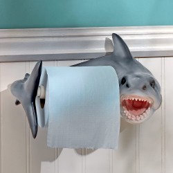 Design Toscano Shark Attack Toilet Paper Holder 