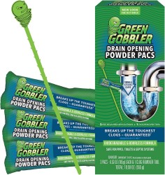  Green Gobbler Drain Clog Remover Powder 