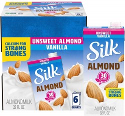 6-Pack 32oz Silk Almond Milk 