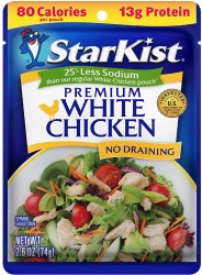 12-Pack StarKist Less Sodium Premium White Chicken (2.6-oz) 