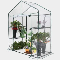 ABCCanopy 2-Tier 4-Shelf Walk-In Portable Greenhouse 