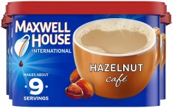 4-Pack Maxwell House International Hazelnut Café-Style Instant Coffee Mix (9oz each) 