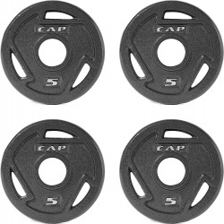 Cap Barbell CAP Fitness 20-lb. Olympic Grip Weight Plates 4-Pack 