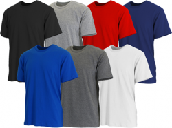  Men's Crew Neck T-Shirt 6-Pack 
