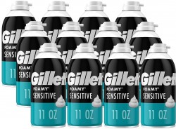 Gillette Foamy Shaving Cream 11-oz. 12-Pack 