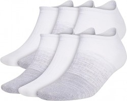  adidas Men's Superlite No Show Socks 6-Pair Pack 