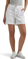 Lee Legendary Women's High Rise Relaxed Fit Rolled Shorts 
