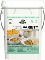 Augason Farms Breakfast and Dinner Emergency Food Supply $61 at Amazon
