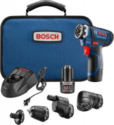 Bosch 12V Max. Brushless Flexiclick 5-In-1 Drill/Driver System 