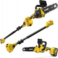 2-in-1 Brushless Pole Saw & Mini Chainsaw 